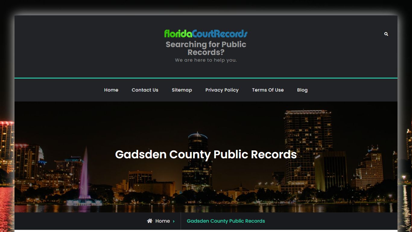 Gadsden County Public Records | Searching for Public Records?