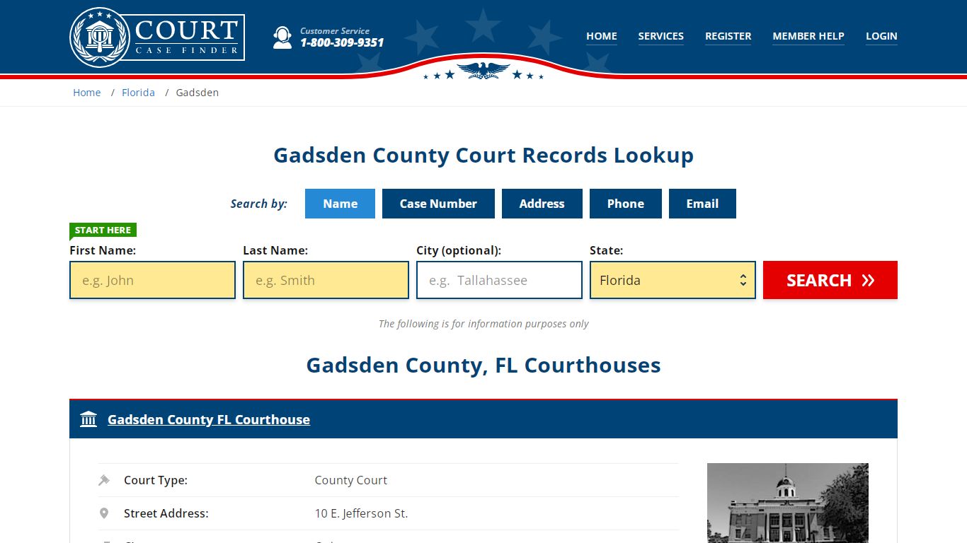 Gadsden County Court Records | FL Case Lookup